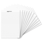 Amazon Basics Narrow Ruled 5 x 8 inch Writing Pads (72 Pads)