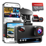 4K+4K Dash Cam Front And Rear With Free 128GB Card