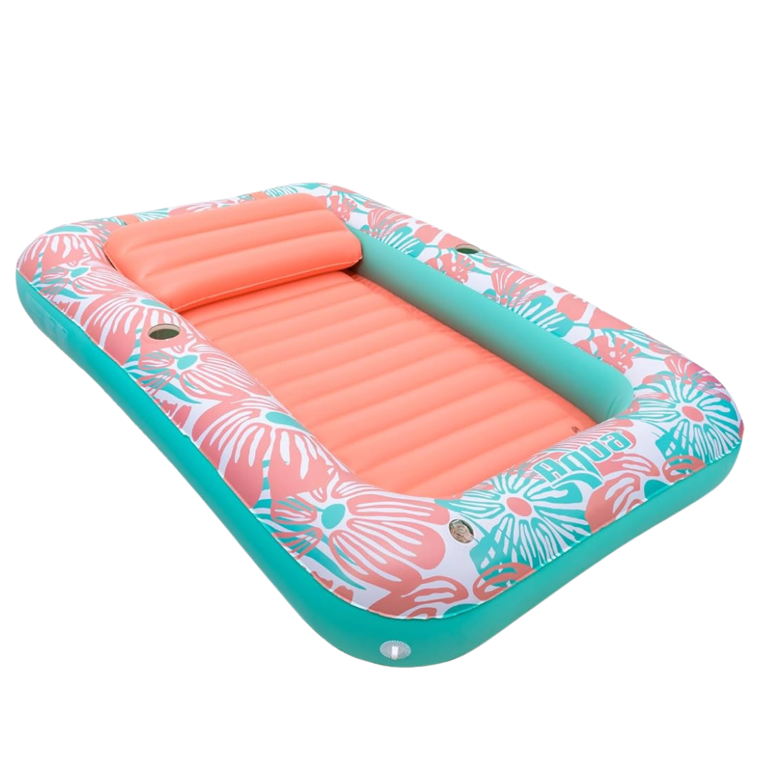 Aqua Inflatable Tanning 71" x 48" Premium Lounger Pool Float