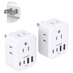 2-Pack US To Japan Travel Plug Adapter (Various)