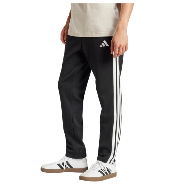 Adidas Men's Essentials 3-Stripes Fleece Open Hem Pants