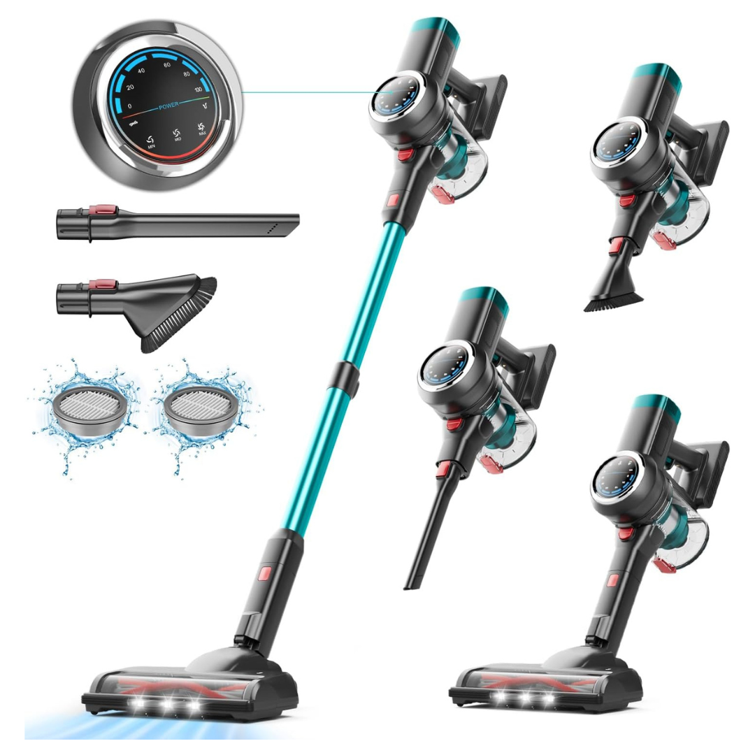 Mutgof Self-Standing Stick Cordless Vacuum Cleaner With LED Display