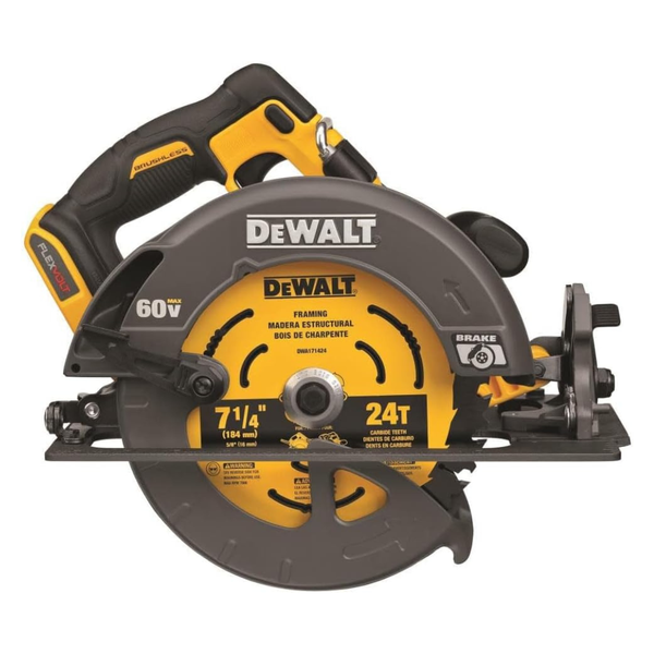 Dewalt Flexvolt 60V MAX 7-1/4" Circular Saw With Brake