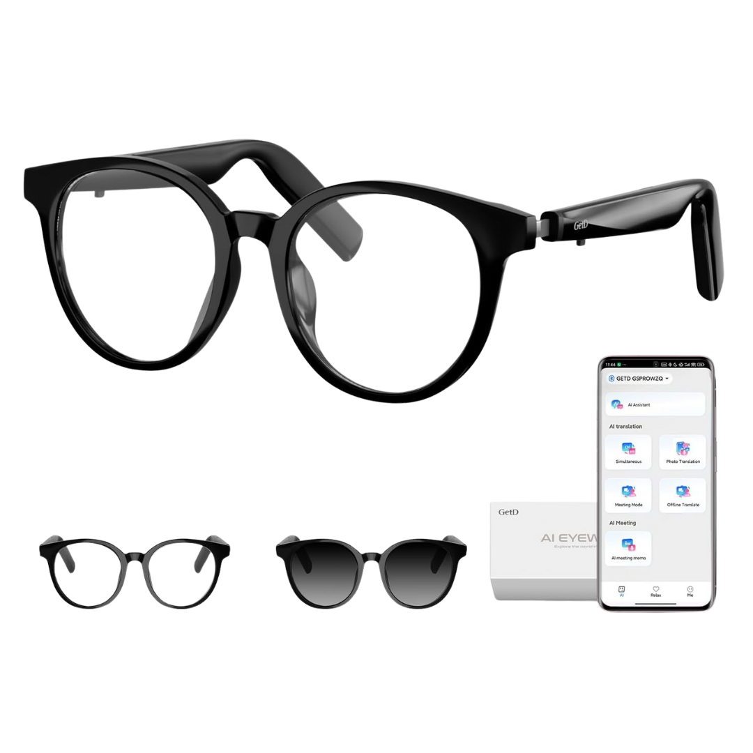 GetD AI Men & Women Bluetooth Smart Glasses Powered By ChatGPT