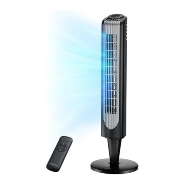 36" Pelonis 3-Speeds Oscillating Tower Fan W/ 4-Modes & Remote Control