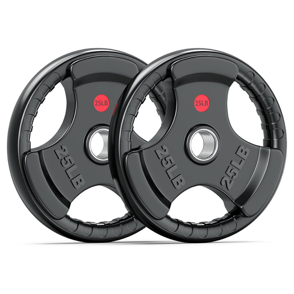 XDDIAS 25LB Rubber Weight 2" Olympic Grip Plate (Pair)