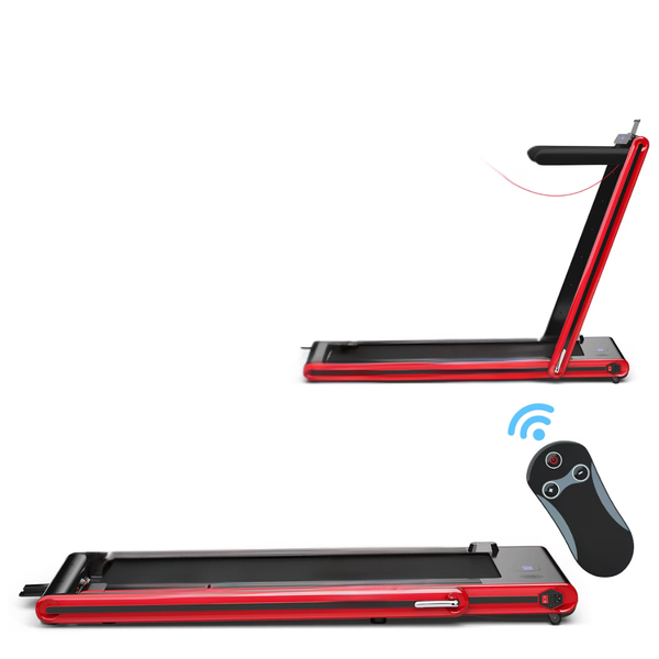 2-in-1 2.25HP Folding Treadmill With Up To 7.5MPH