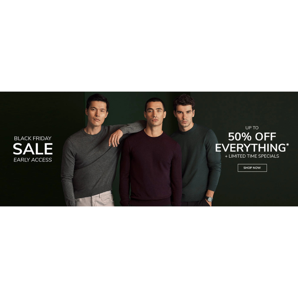 Up To 72% Off Black Friday Early Access Sale At Perry Ellis