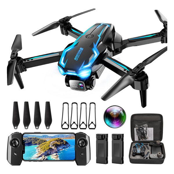 Loiley 2K HD FPV Foldable Quadcopter Drone With 2 Batteries