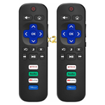 2-Pack Replacement Remote Control Compatible With Roku TV