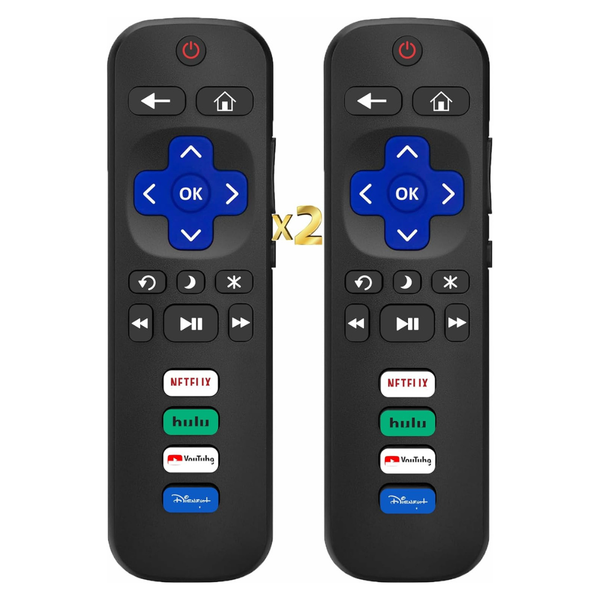 2-Pack Replacement Remote Control Compatible With Roku TV