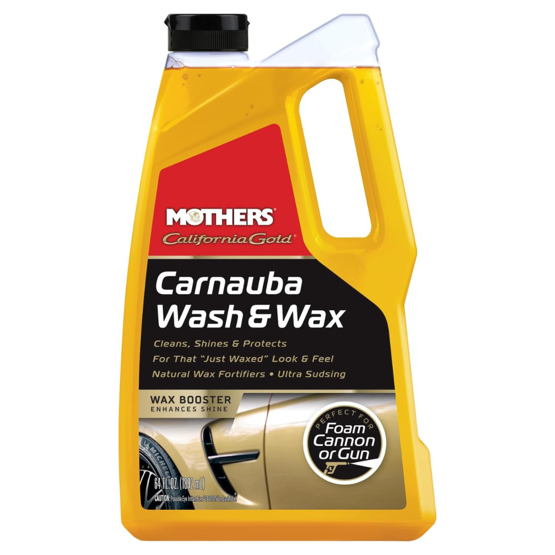 2-Pack 64 oz. Mothers California Gold Carnauba Wash & Wax