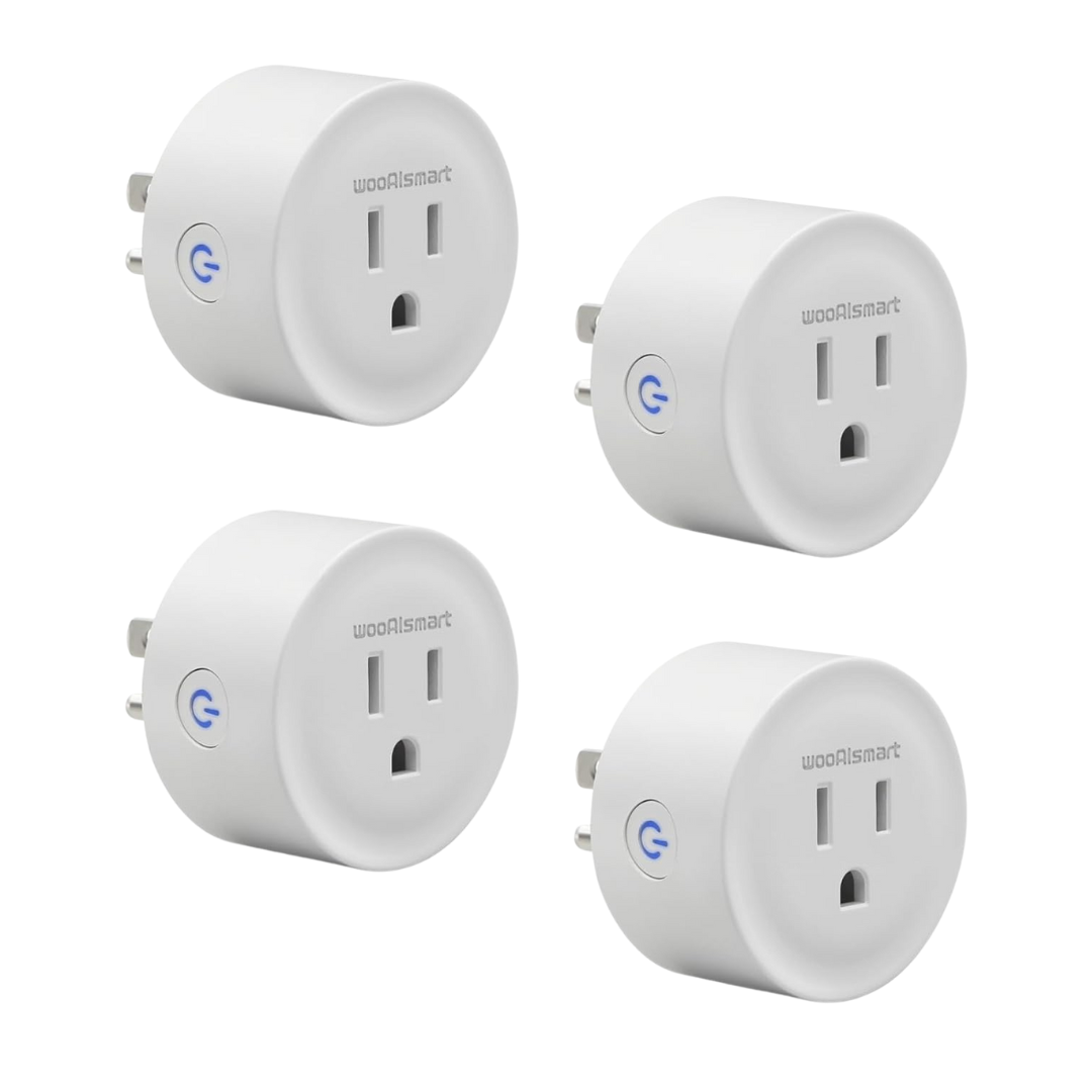 4-Pack WiFi Outlet Smart Plug With Alexa