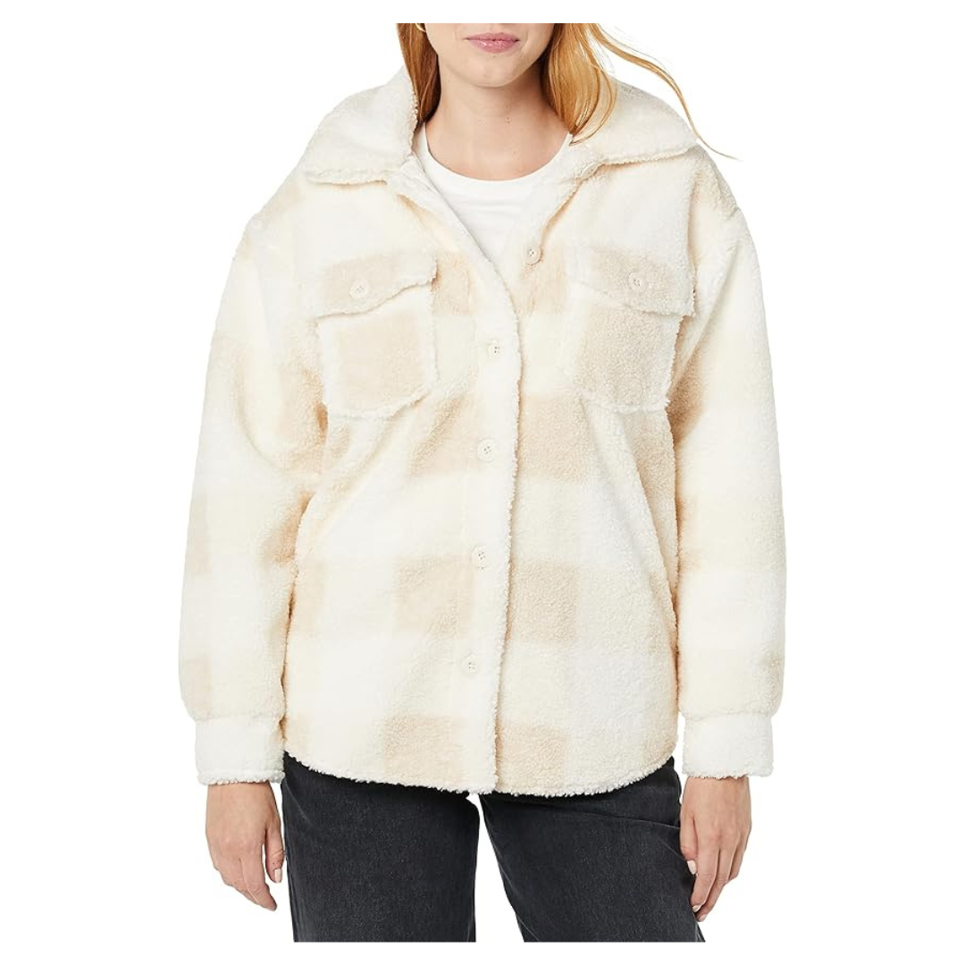 Goodthreads Women's Oversized Teddy Sherpa Jacket