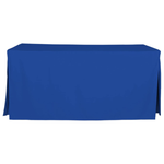 72"L x 30"W Polyester Solid Fitted Rectangular Table Cover