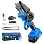 Cordless Mini 21V 4" Portable Power Electric Chainsaw