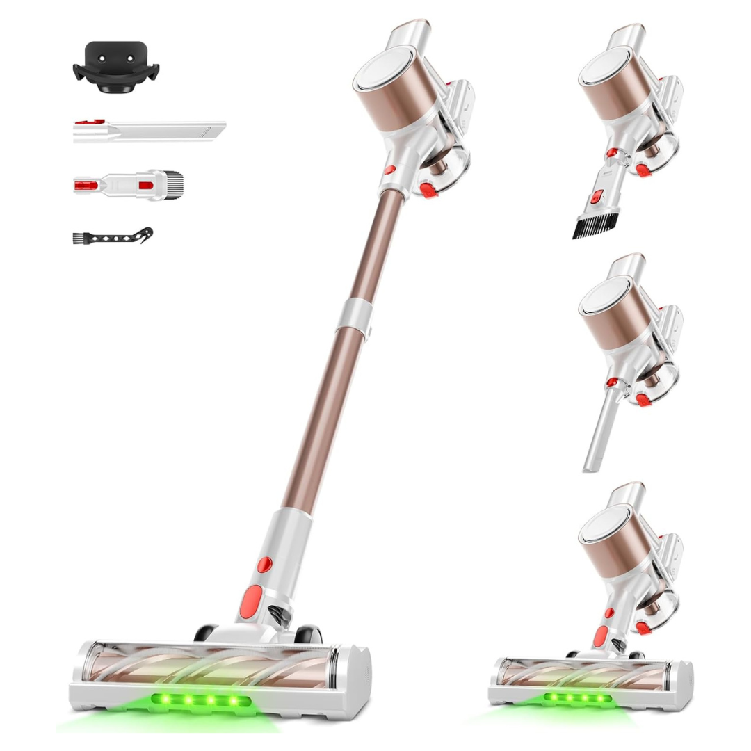 8 In 1 Lightweight Cordless Powerful Suction Stick Vacuum Cleaners