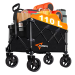 Collapsible Heavy Duty Foldable Wagon Cart (230lbs Weight Capacity)