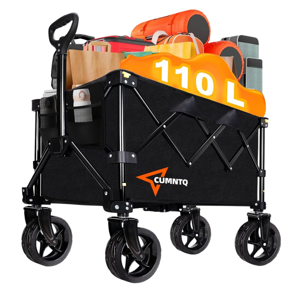Collapsible Heavy Duty Foldable Wagon Cart (230lbs Weight Capacity)