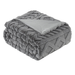 60" x 80" Cozy Bliss Faux Fur Twin Throw Blanket (Various)