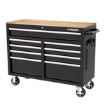 Husky 9 Drawer Tool Storage 46" W Mobile Workbench Cabinet