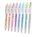 8-Count 0.7mm Fine Point Retractable Glitter Gel Pens