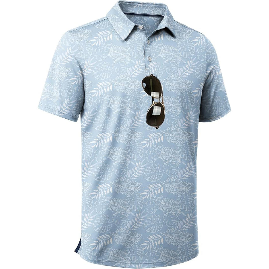 Men's Short Sleeve Moisture Wicking Performance Golf Shirts (Various)