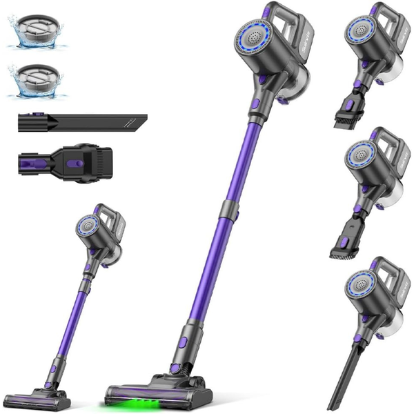 Suirviz 40KPA Green LED Light Cordless Vacuum Cleaner