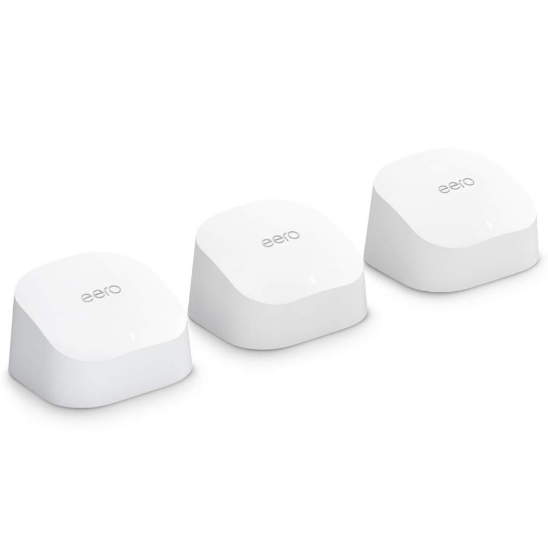 3-Pack Amazon eero 6 Mesh Wifi Router System