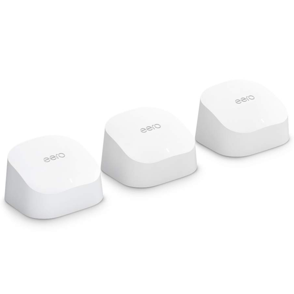 3-Pack Amazon eero 6 Mesh Wifi Router System