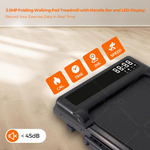 Portable Compact Foldable 320LB Capacity Treadmill with Handles