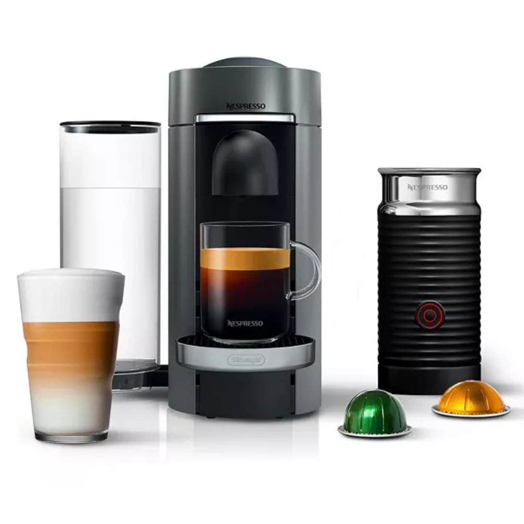 Nespresso 110V VertuoPlus Deluxe Coffee & Espresso Maker