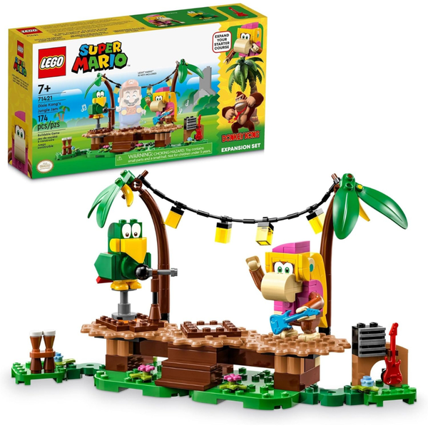 174-Piece LEGO Super Mario Dixie Kong's Jungle Jam Expansion Set