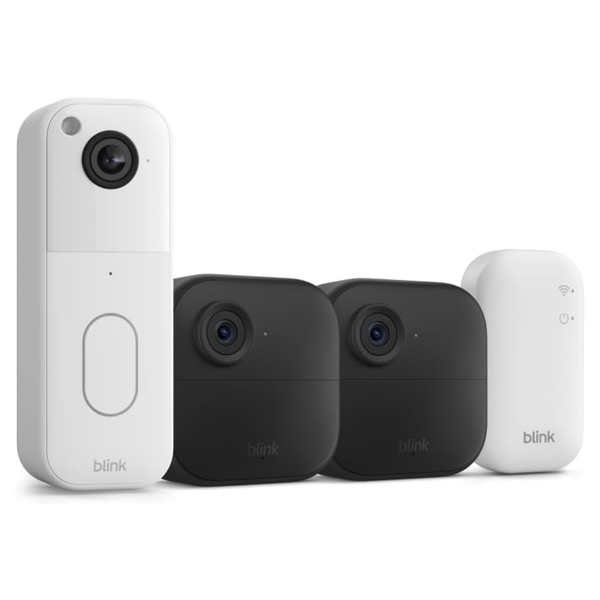 Blink Video Doorbell with Outdoor 4 Wireless Smart Security Cameras