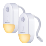 2-Pack Amazon Basics Color Changing LED Toilet Bowl Motion Sensor Light