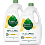 2-Pack 70-Oz Seventh Generation Dishwasher Gel (Lemon Scent)