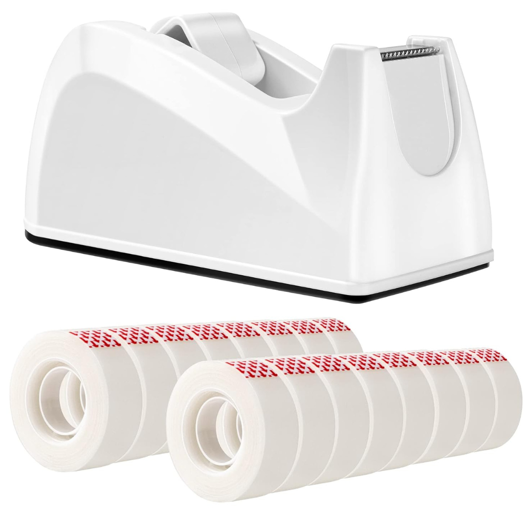 Amazon Basics Tape Dispenser With 16 Refill Rolls