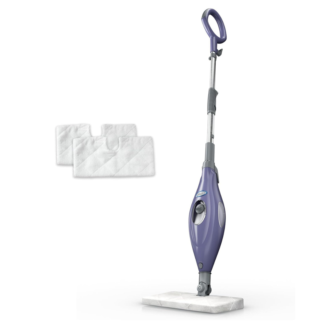 Shark Steam Pocket Mop With 2 Washable Double-Sided Pads, Steam Sanitization, Swivel Steering