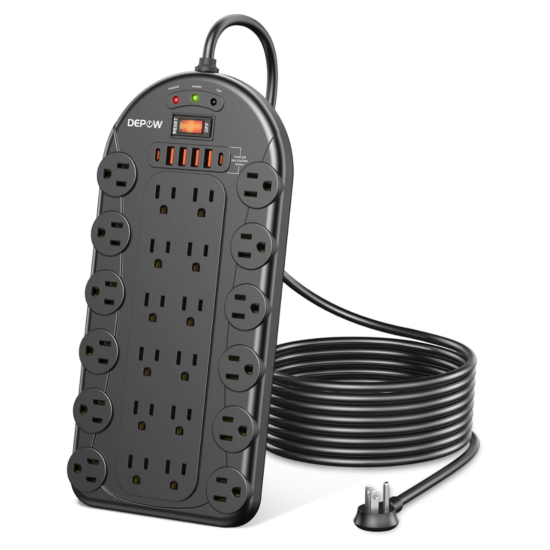 24 AC Outlets Power Strip (1875W/15A)
