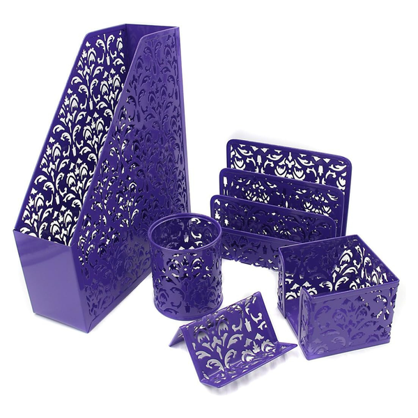 5-Count EasyPAG Unique Designs Modern Desk Organizer Set