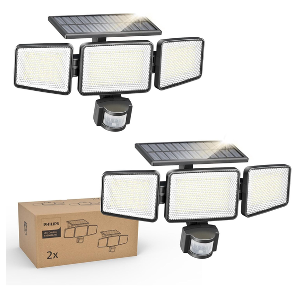 Philips Outdoor 302 LED Solar-Powered Solar Security Light