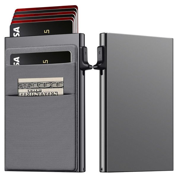 Men's Minimalist RFID Blocking Wallet W/Smart Pop-Up (4 Colors)