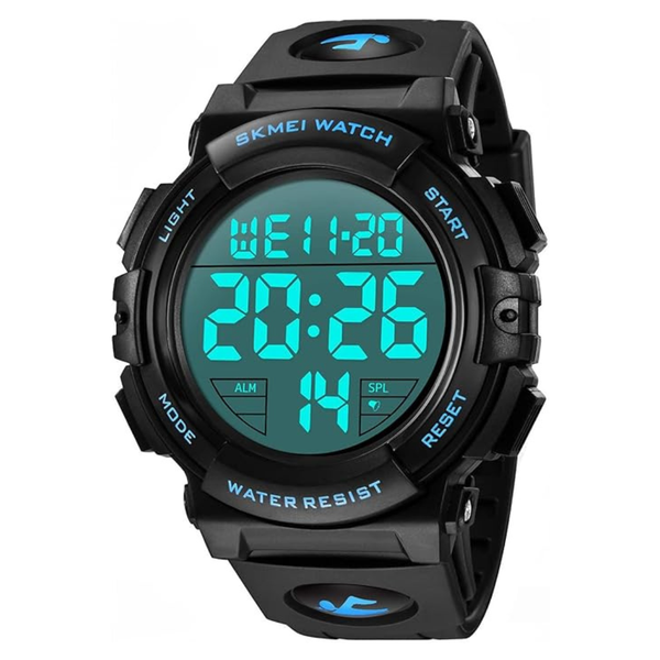 Men's Digital Sports Waterproof LED Screen Tactical Watch