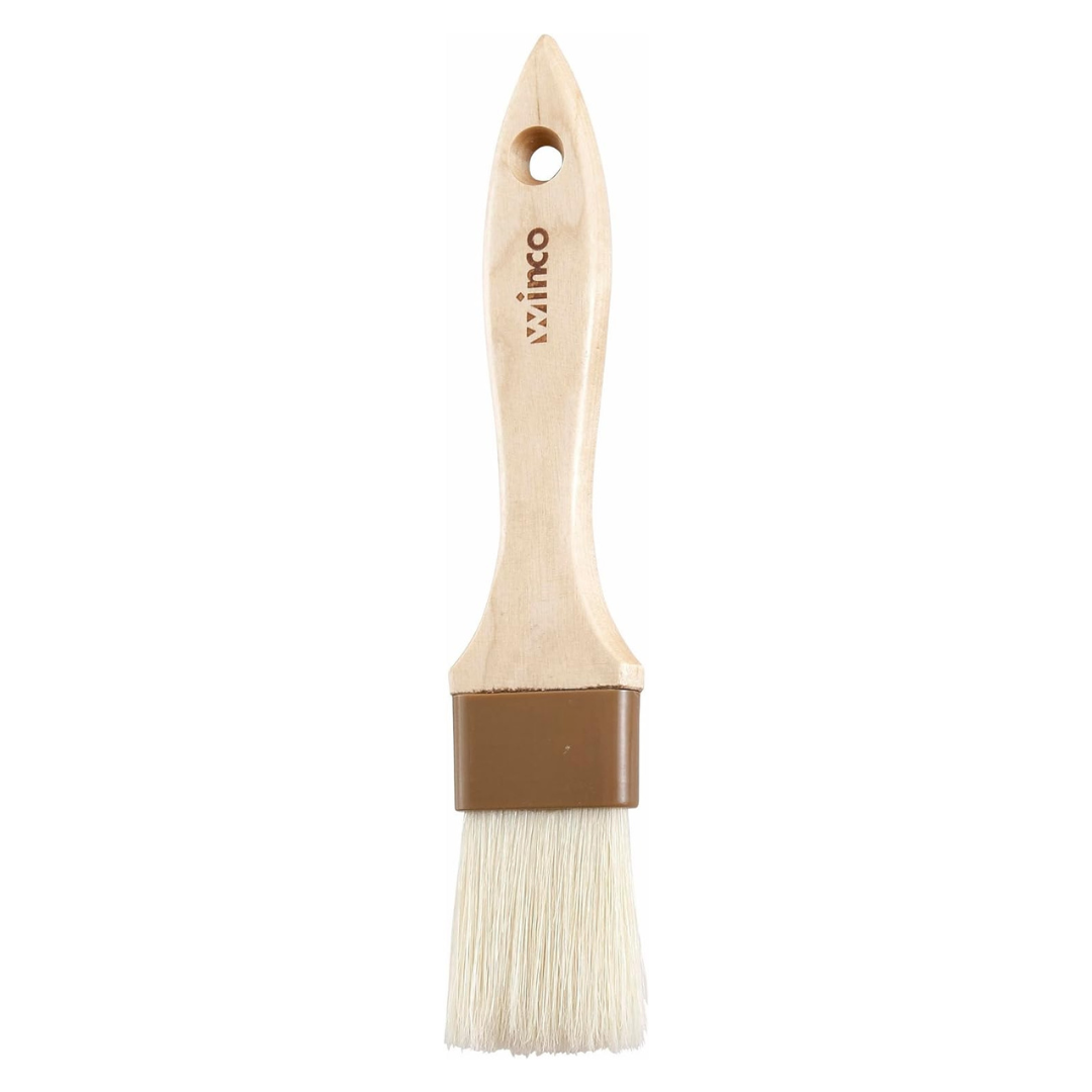 1.5" Winco Heavy-Duty Boar Bristle Basting Brush