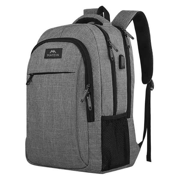 Matein Travel Anti Theft 15.6" Laptop Backpack W/ USB Port