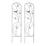 Set Of 2 Sunnydaze 56" Dragonfly Garden Plant Trellis