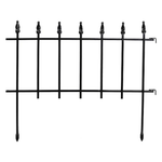 Sunnydaze 5-Panel 9ft x 18" Garden Fence Border