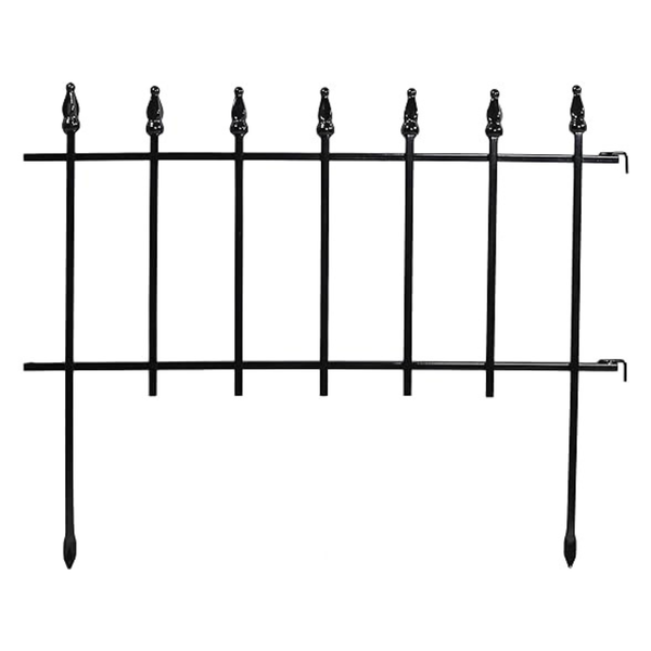 Sunnydaze 5-Panel 9ft x 18" Garden Fence Border