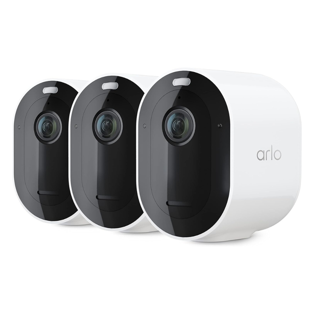 3-Pack Arlo Pro 5S Spotlight 2K HDR Wireless Security Camera
