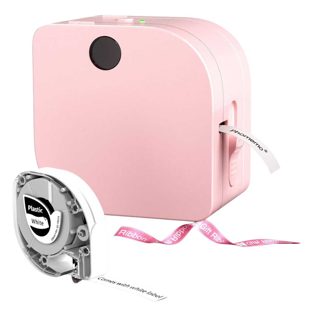 Phomemo Portable Bluetooth Mini Thermal Label Printer W/ Tape